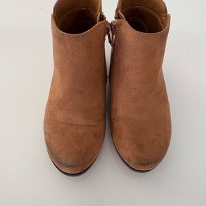 Cat & Jack Tan Suede Ankle Boots